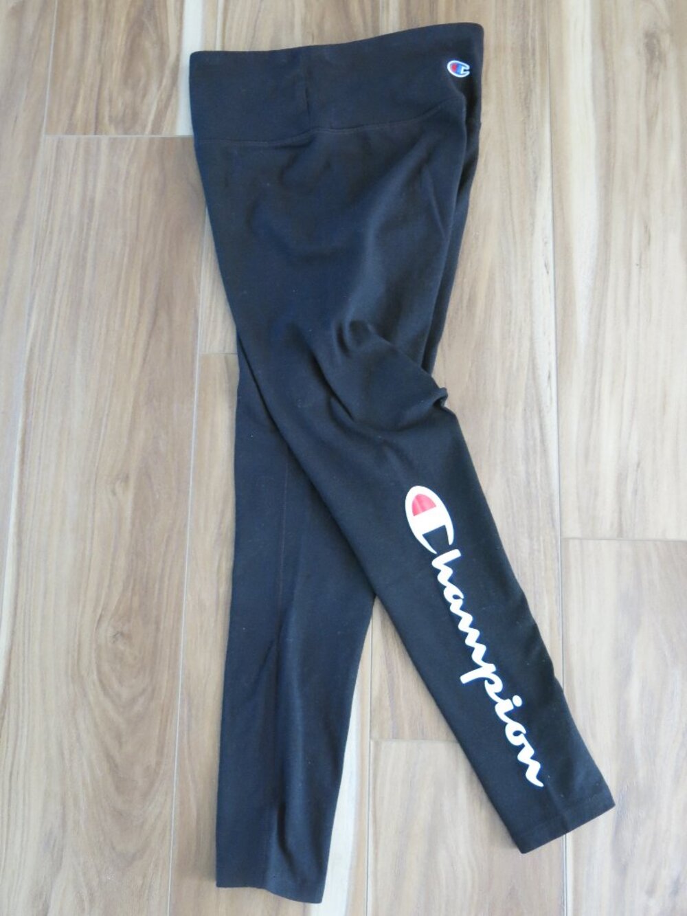 Champion Black Yoga Sportswear Pants Tight Leggings - Size Medium